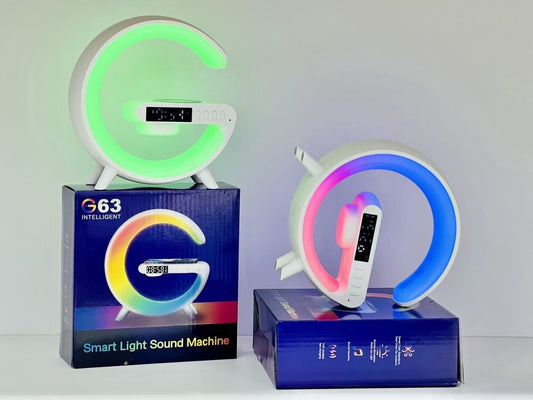 LIGHT UP G! MINI SPEAKER AND WIRLESS CHARGER